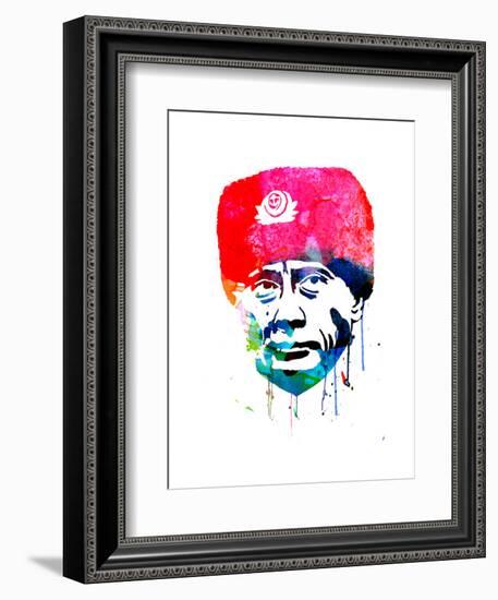 Putin Watercolor-Lora Feldman-Framed Art Print