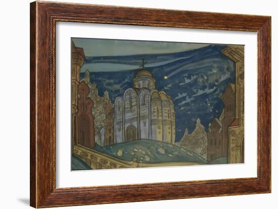 Putivl. Stage Design for the Opera Prince Igor, 1914-Nicholas Roerich-Framed Giclee Print