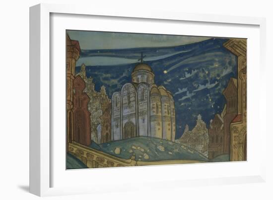 Putivl. Stage Design for the Opera Prince Igor, 1914-Nicholas Roerich-Framed Giclee Print