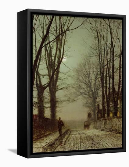 Putney Park Lane-John Atkinson Grimshaw-Framed Premier Image Canvas