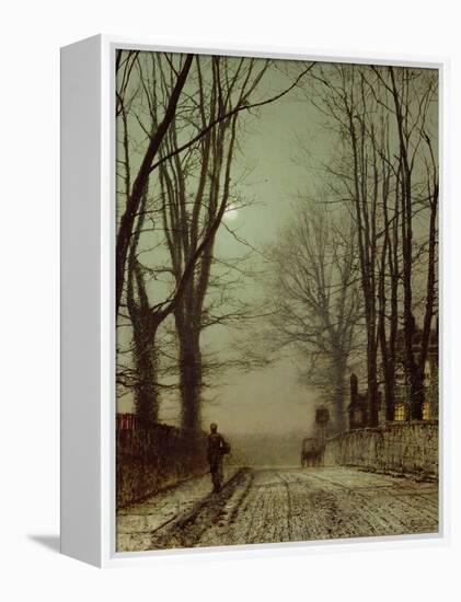 Putney Park Lane-John Atkinson Grimshaw-Framed Premier Image Canvas