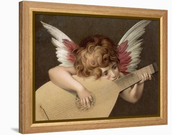 "Puto Che Suona La Guitarra", a Young Angel Plays the Guitar-Rosso Fiorentino (Battista di Jacopo)-Framed Premier Image Canvas