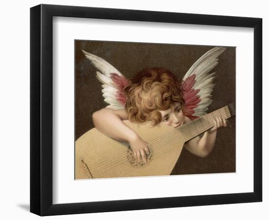 "Puto Che Suona La Guitarra", a Young Angel Plays the Guitar-Rosso Fiorentino (Battista di Jacopo)-Framed Photographic Print