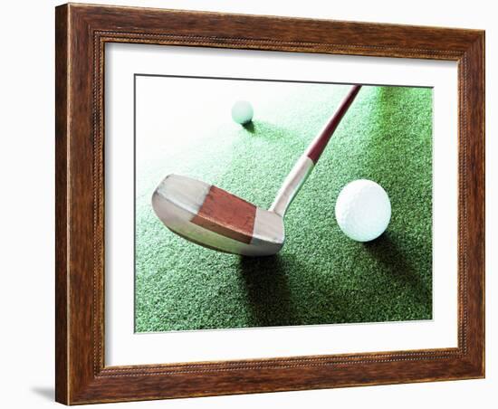 Putter and Golf Ball-Matthias Kulka-Framed Giclee Print