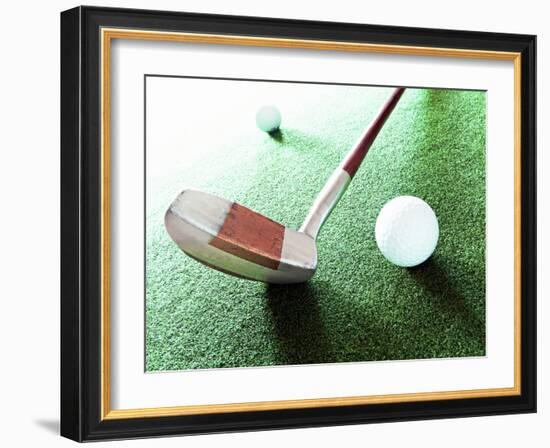 Putter and Golf Ball-Matthias Kulka-Framed Giclee Print