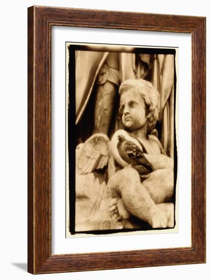 Putti and Pigeon, Opera House, Paris-Theo Westenberger-Framed Art Print