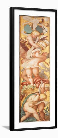 Putti Holding Priestly Emblems-Bernardino Campi-Framed Giclee Print