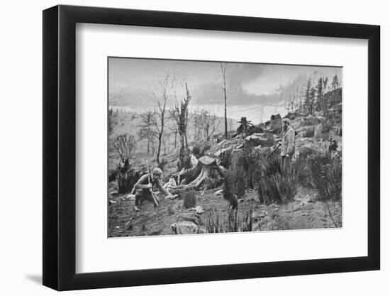Putting in the Ferret, c1900, (1903)-Charles Reid-Framed Photographic Print