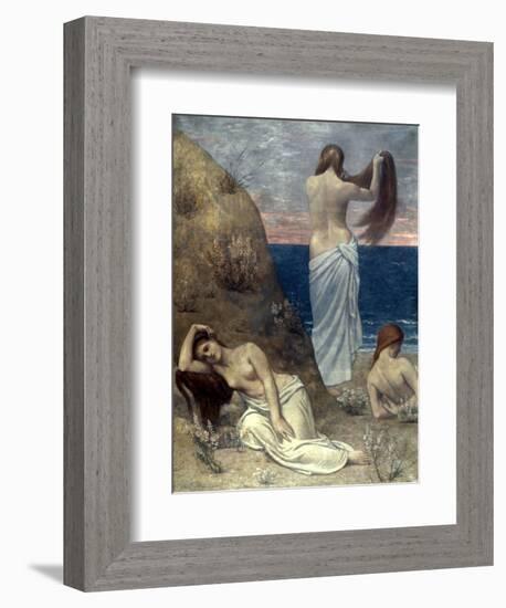 Puvis De Chavannes: Girls-Pierre Puvis de Chavannes-Framed Giclee Print