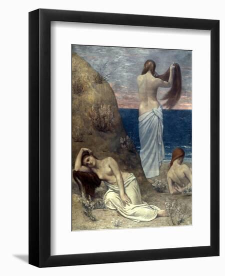 Puvis De Chavannes: Girls-Pierre Puvis de Chavannes-Framed Giclee Print