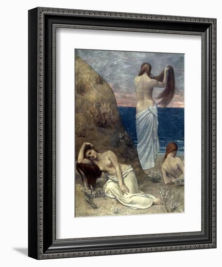 Puvis De Chavannes: Girls-Pierre Puvis de Chavannes-Framed Giclee Print