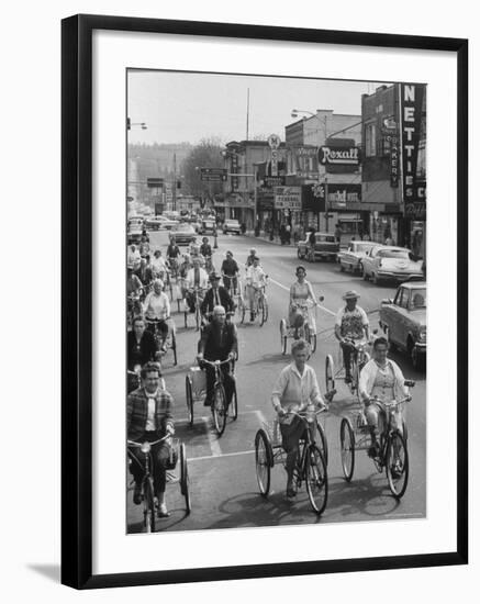 Puyallup Daffodil Three Wheeler Club-Ralph Crane-Framed Photographic Print