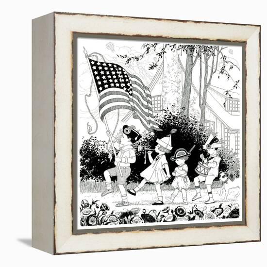 Puzzle--Find Columbia - Child Life-Helen Hudson-Framed Premier Image Canvas