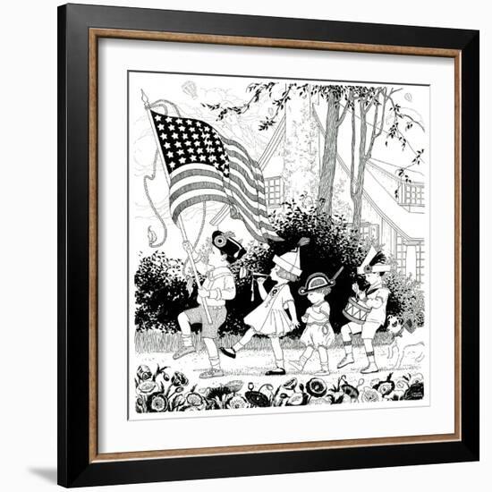 Puzzle--Find Columbia - Child Life-Helen Hudson-Framed Premium Giclee Print