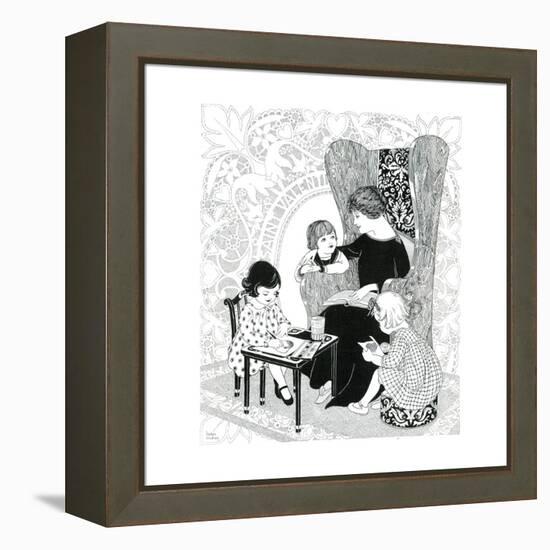 Puzzle Find St. Valentine - Child Life-Helen Hudson-Framed Premier Image Canvas