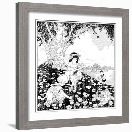 Puzzle--Find the Farmer - Child Life-Helen Hudson-Framed Giclee Print