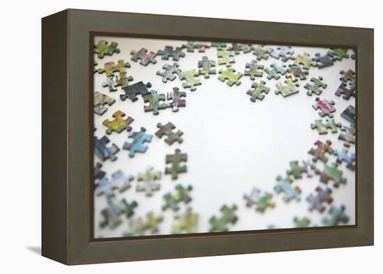 Puzzle Heart II-Karyn Millet-Framed Premier Image Canvas