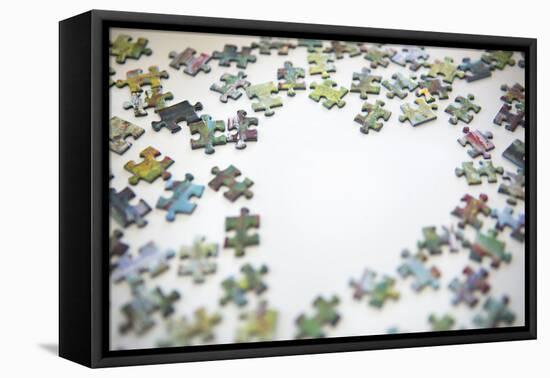 Puzzle Heart II-Karyn Millet-Framed Premier Image Canvas