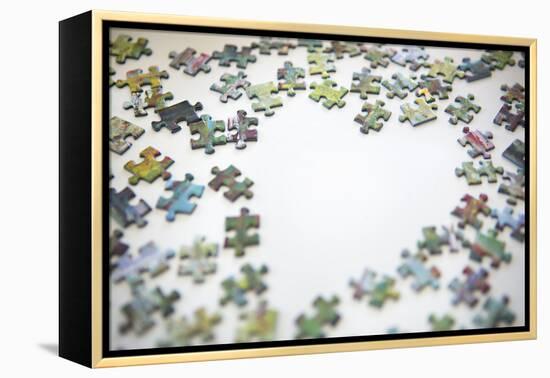 Puzzle Heart II-Karyn Millet-Framed Premier Image Canvas