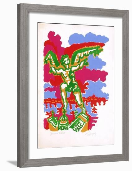 PV - Venise l'archange-Charles Lapicque-Framed Limited Edition