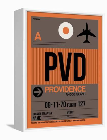 PVD Providence Luggage Tag I-NaxArt-Framed Stretched Canvas