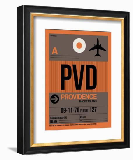 PVD Providence Luggage Tag I-NaxArt-Framed Premium Giclee Print
