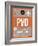 PVD Providence Luggage Tag II-NaxArt-Framed Art Print