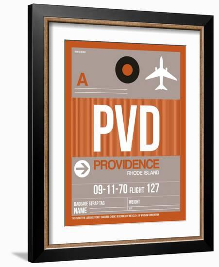 PVD Providence Luggage Tag II-NaxArt-Framed Art Print