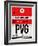 PVG Shanghai Luggage Tag I-NaxArt-Framed Art Print