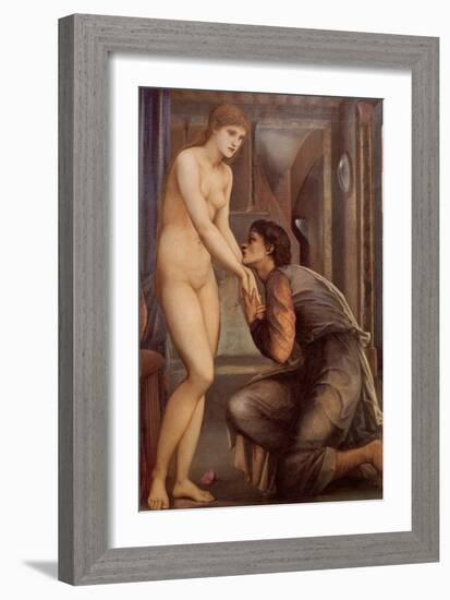 Pygmalian:The Soul Attains Iv-Edward Burne-Jones-Framed Art Print