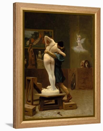 Pygmalion and Galatea, c.1890-Jean Leon Gerome-Framed Premier Image Canvas