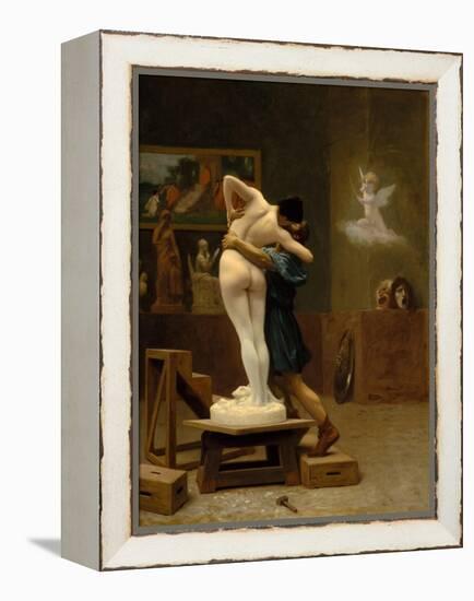 Pygmalion and Galatea, c.1890-Jean Leon Gerome-Framed Premier Image Canvas