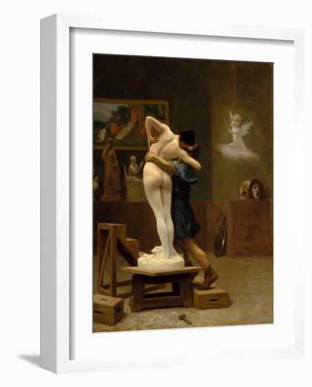 Pygmalion and Galatea, c.1890-Jean Leon Gerome-Framed Giclee Print