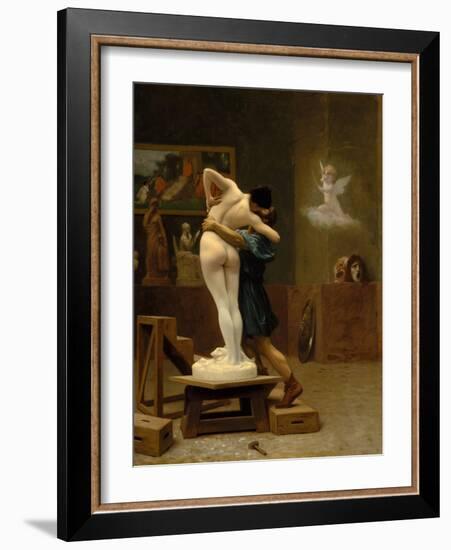 Pygmalion and Galatea, C. 1890-Jean-Léon Gerôme-Framed Giclee Print