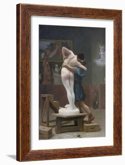 Pygmalion and Galatea-Jean Leon Gerome-Framed Premium Giclee Print