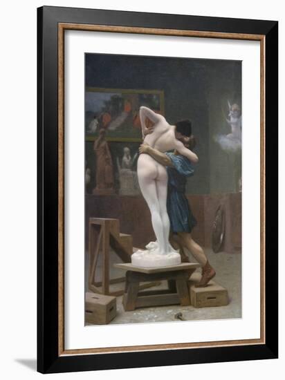 Pygmalion and Galatea-Jean Leon Gerome-Framed Premium Giclee Print