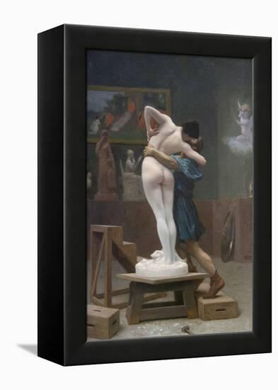 Pygmalion and Galatea-Jean Leon Gerome-Framed Stretched Canvas