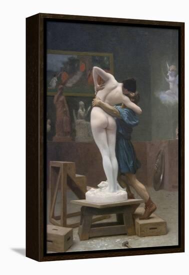 Pygmalion and Galatea-Jean Leon Gerome-Framed Stretched Canvas