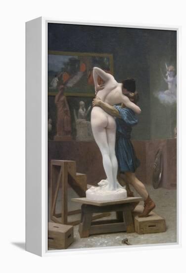 Pygmalion and Galatea-Jean Leon Gerome-Framed Stretched Canvas