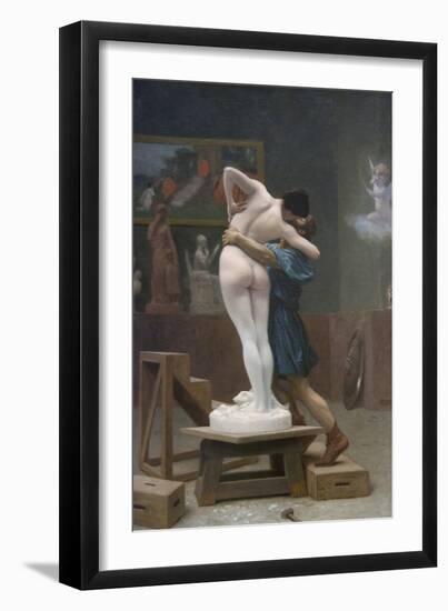 Pygmalion and Galatea-Jean Leon Gerome-Framed Art Print