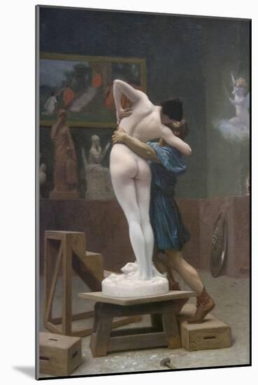 Pygmalion and Galatea-Jean Leon Gerome-Mounted Art Print