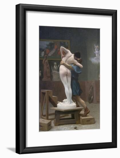 Pygmalion and Galatea-Jean Leon Gerome-Framed Art Print