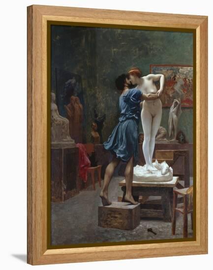 Pygmalion Et Galatee-Jean Leon Gerome-Framed Premier Image Canvas