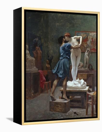 Pygmalion Et Galatee-Jean Leon Gerome-Framed Premier Image Canvas