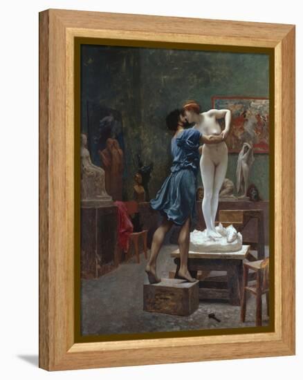 Pygmalion Et Galatee-Jean Leon Gerome-Framed Premier Image Canvas