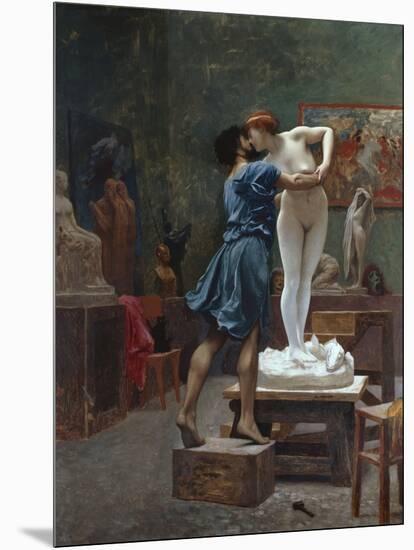 Pygmalion Et Galatee-Jean Leon Gerome-Mounted Giclee Print