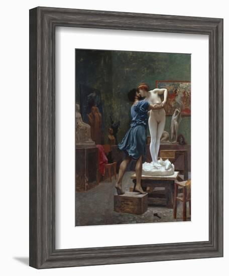 Pygmalion Et Galatee-Jean Leon Gerome-Framed Giclee Print