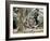 Pygmy Women and Children Outside Huts, Central African Republic, Africa-Ian Griffiths-Framed Photographic Print