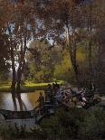 Luncheon in the Park-Pyotr Alexandrovich Sukhodolsky-Mounted Giclee Print