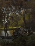 Dejeuner Au Parc  (Luncheon in the Park) Peinture De Pyotr Alexandrovich Sukhodolsky (Soukhodolsky-Pyotr Alexandrovich Sukhodolsky-Framed Giclee Print